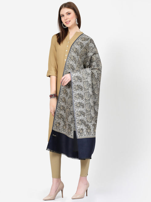 Women's Paisley Jamawar Acrylic Wool Shawl